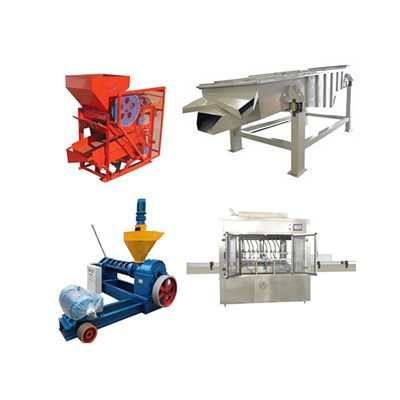 Jordnøddeolie produktionslinje